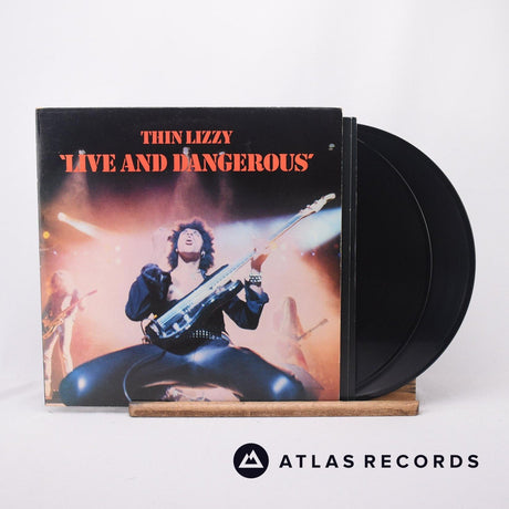 Thin Lizzy Live And Dangerous 2 x LP Vinyl Record - Front Cover & Record