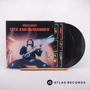 Thin Lizzy Live And Dangerous 2 x LP Vinyl Record - Front Cover & Record
