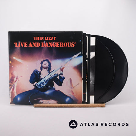 Thin Lizzy Live And Dangerous 2 x LP Vinyl Record - Front Cover & Record