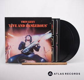 Thin Lizzy Live And Dangerous 2 x LP Vinyl Record - Front Cover & Record