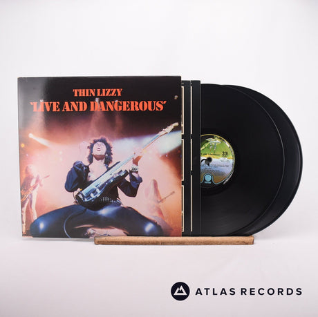 Thin Lizzy Live And Dangerous 2 x LP Vinyl Record - Front Cover & Record
