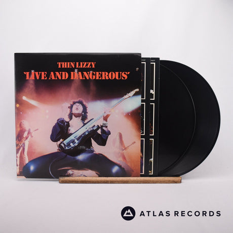 Thin Lizzy Live And Dangerous 2 x LP Vinyl Record - Front Cover & Record