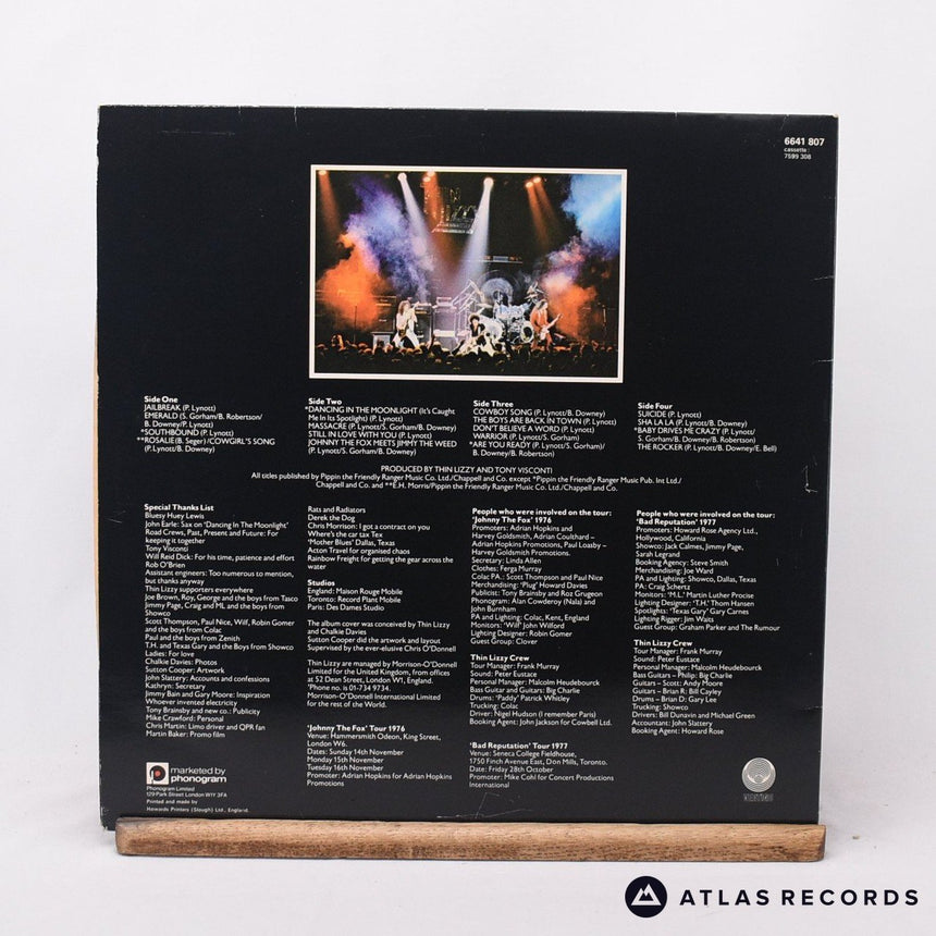 Thin Lizzy - Live And Dangerous - Gatefold 1Y 2Y 2 x LP Vinyl Record - VG+/EX