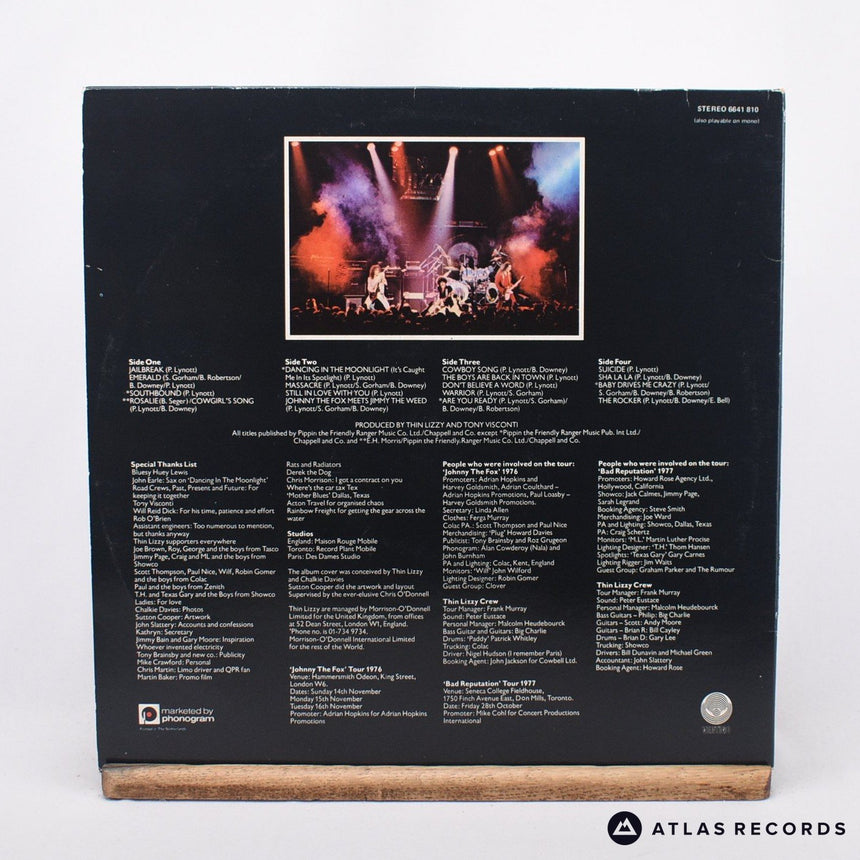 Thin Lizzy - Live And Dangerous - Gatefold 1Y2 2Y1 2 x LP Vinyl Record - VG+/EX