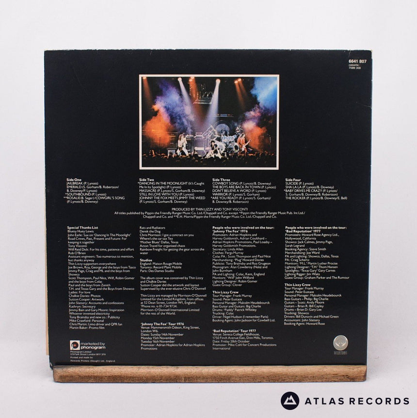 Thin Lizzy - Live And Dangerous - Gatefold2 x LP Vinyl Record - VG+/VG+