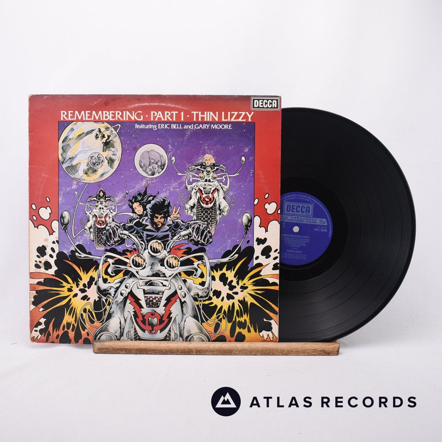Thin Lizzy Remembering Part 1 LP Vinyl Record - Front Cover & Record