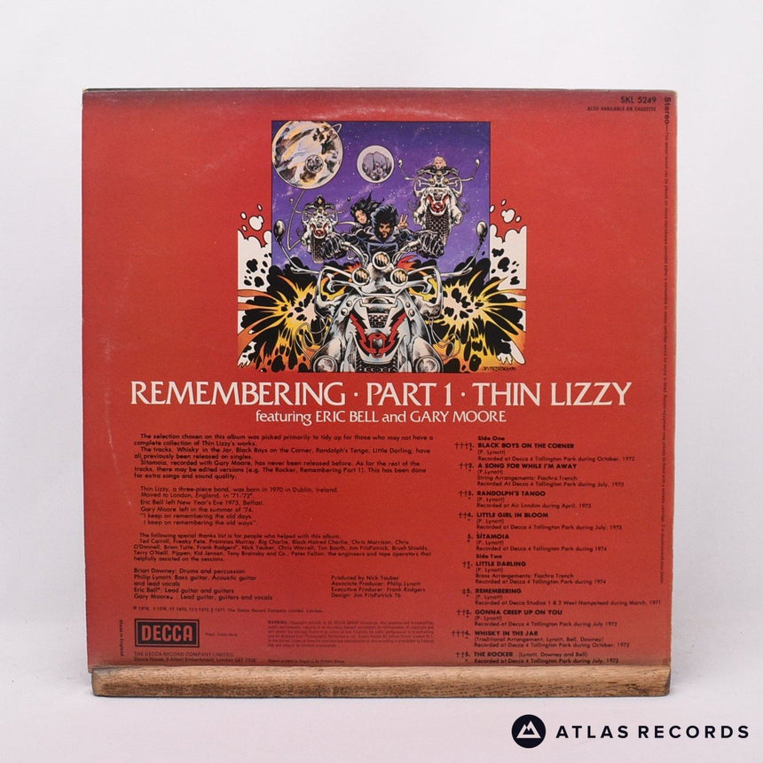 Thin Lizzy - Remembering Part 1 - LP Vinyl Record - VG+/VG+