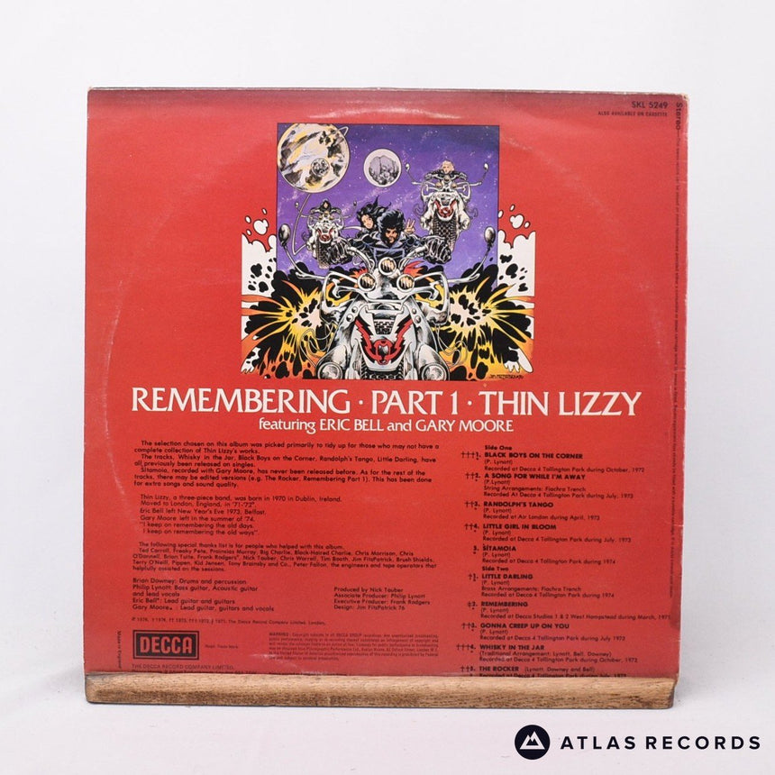 Thin Lizzy - Remembering Part 1 - LP Vinyl Record - VG+/VG+