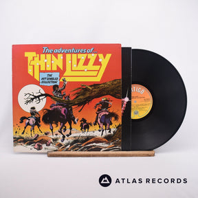 Thin Lizzy The Adventures Of Thin Lizzy LP Vinyl Record - Front Cover & Record