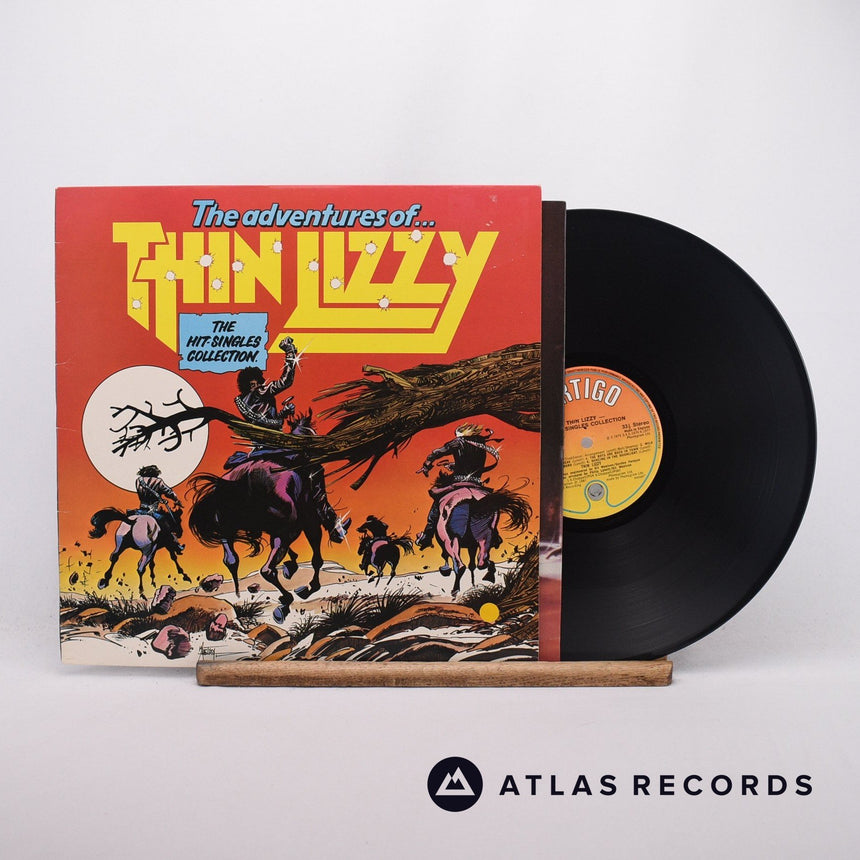 Thin Lizzy The Adventures Of Thin Lizzy LP Vinyl Record - Front Cover & Record