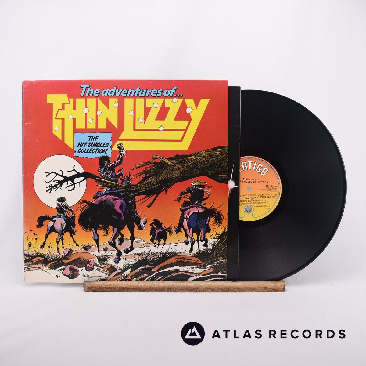 Thin Lizzy The Adventures Of Thin Lizzy LP Vinyl Record - Front Cover & Record