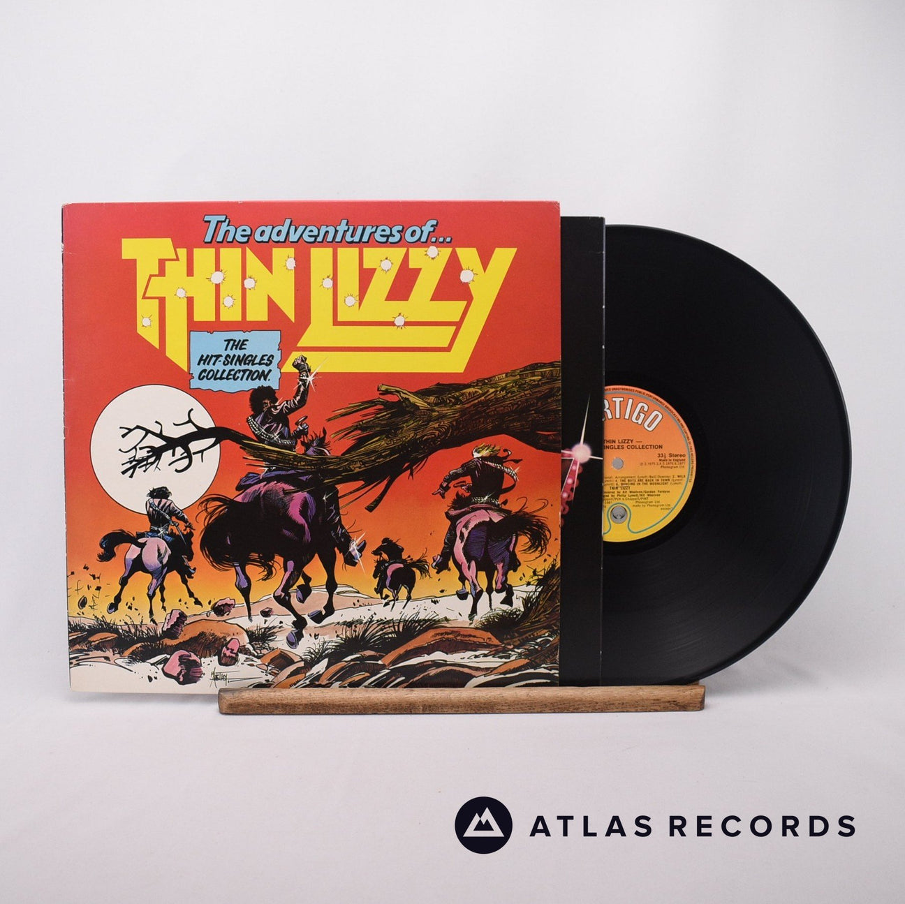 Thin Lizzy The Adventures Of Thin Lizzy LP Vinyl Record - Front Cover & Record