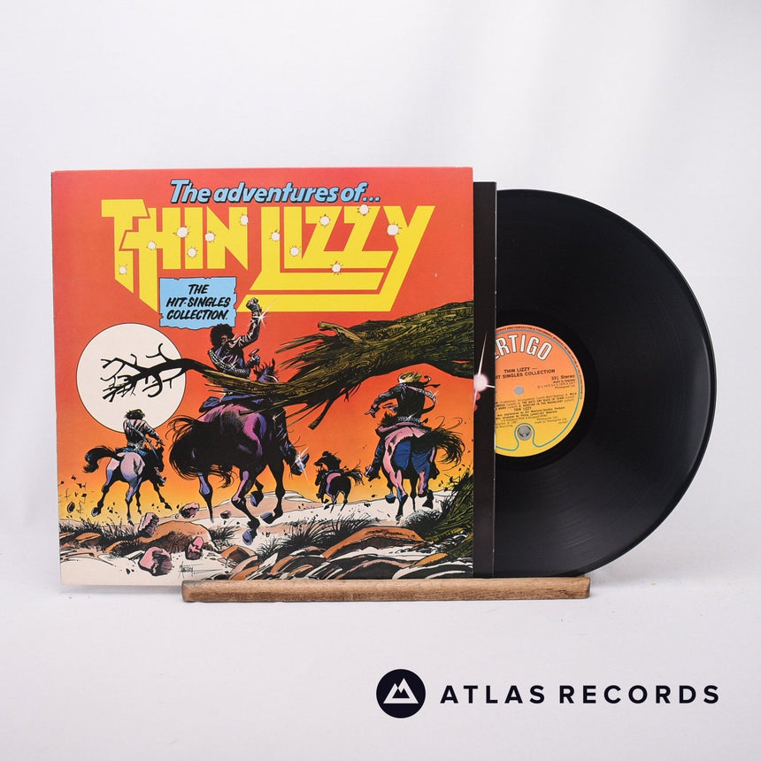 Thin Lizzy The Adventures Of Thin Lizzy LP Vinyl Record - Front Cover & Record
