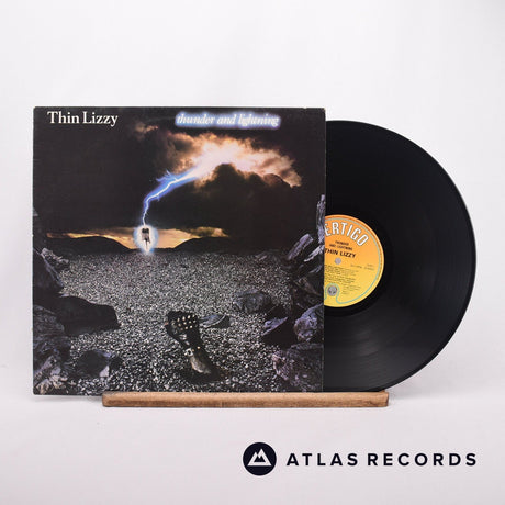 Thin Lizzy Thunder And Lightning LP Vinyl Record - Front Cover & Record