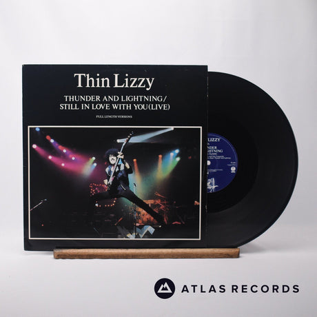 Thin Lizzy Thunder And Lightning 12" Vinyl Record - Front Cover & Record