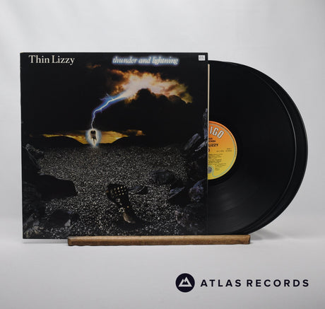 Thin Lizzy Thunder And Lightning 12" + LP Vinyl Record - Front Cover & Record