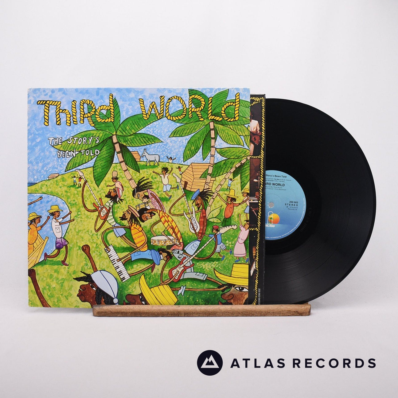 Third World The Story's Been Told LP Vinyl Record - Front Cover & Record