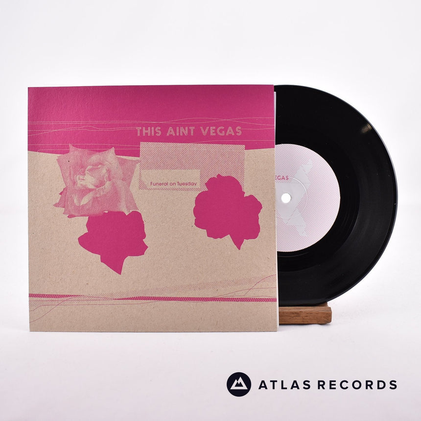 This Aint Vegas Funeral On Tuesday 7" Vinyl Record - Front Cover & Record