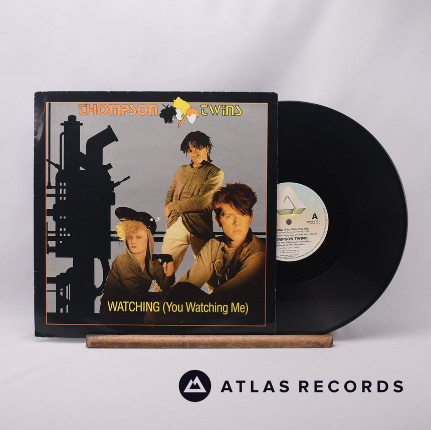 Thompson Twins Watching 12" Vinyl Record - Front Cover & Record
