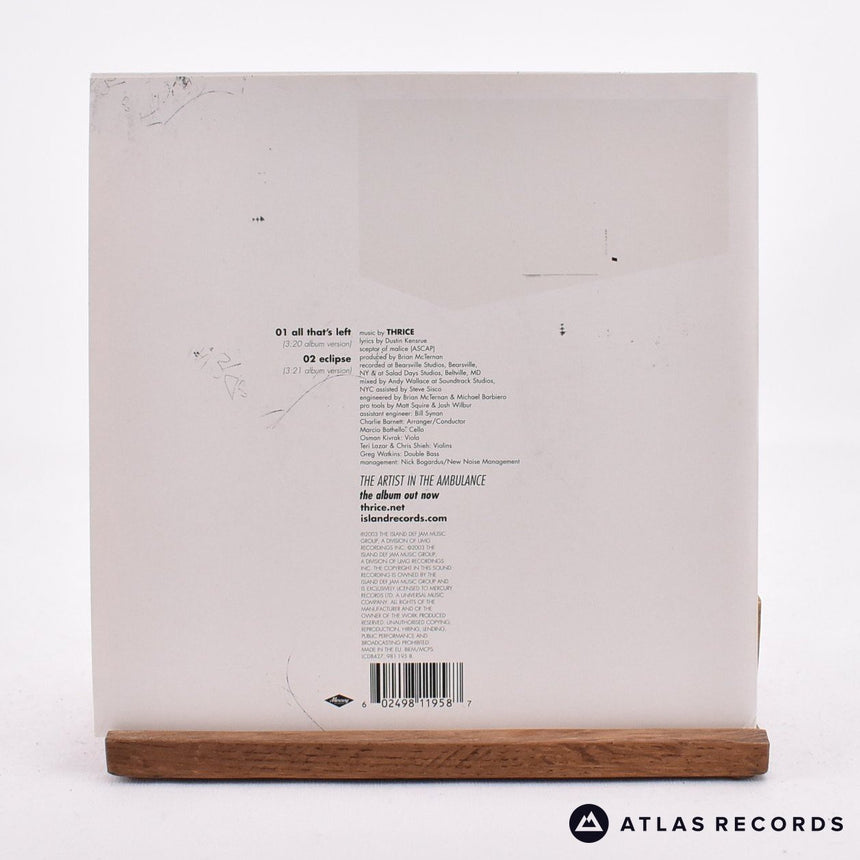 Thrice - All That's Left - 7" Vinyl Record - NM/EX