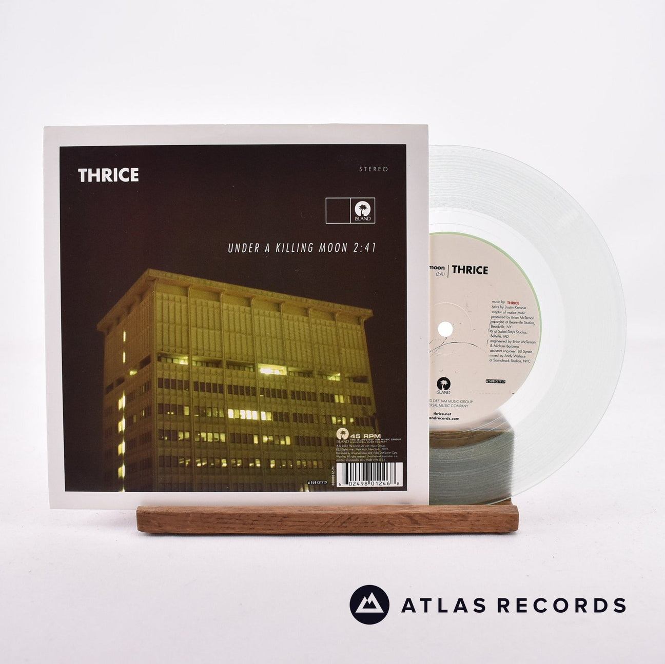 Thrice Under A Killing Moon 7" Vinyl Record - Front Cover & Record