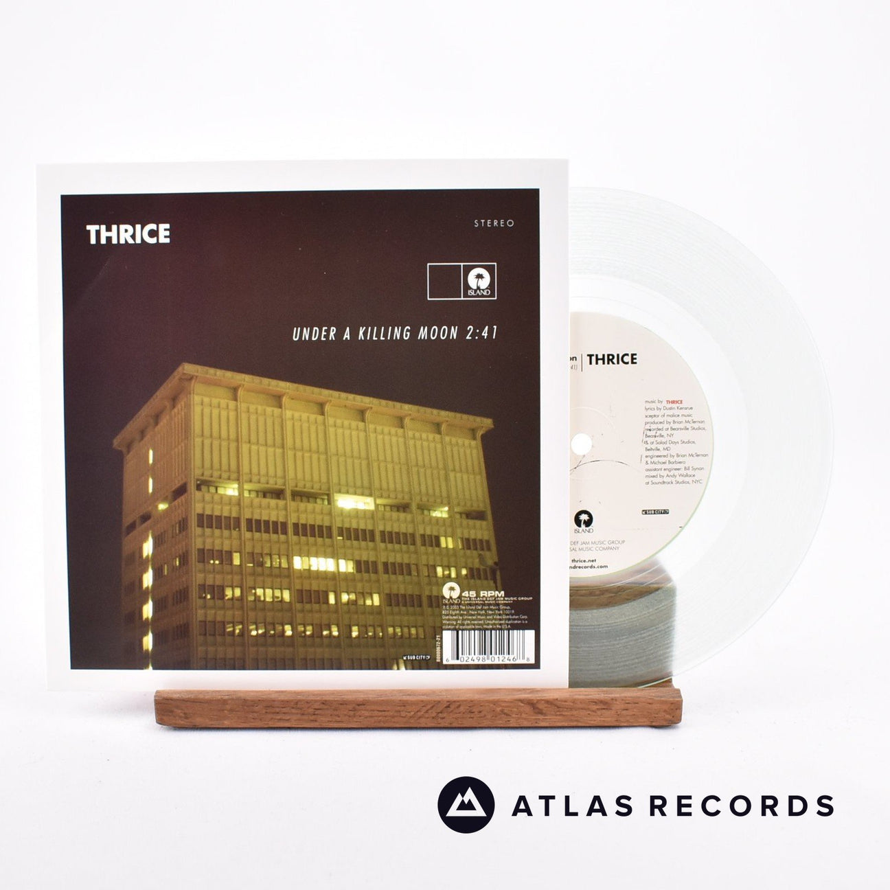 Thrice Under A Killing Moon 7" Vinyl Record - Front Cover & Record