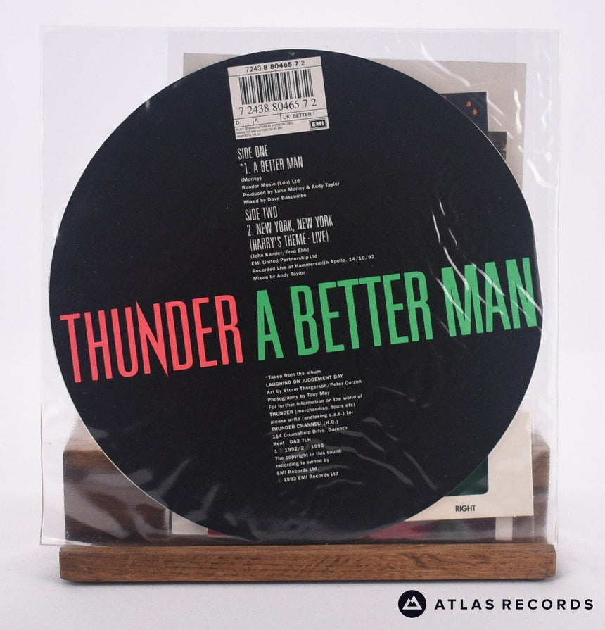 Thunder - A Better Man - Limited Edition 7" Vinyl Record - EX/VG