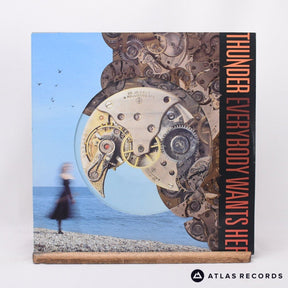 Thunder Everybody Wants Her 12" Vinyl Record - Front Cover & Record