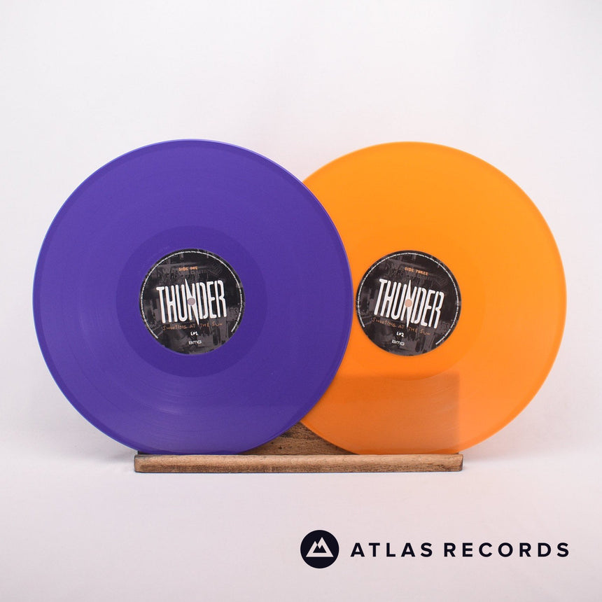 Thunder - Shooting At The Sun - Orange Purple 2 x LP Vinyl Record - NM/NM