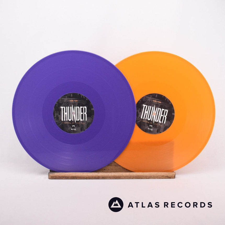 Thunder - Shooting At The Sun - Orange Purple 2 x LP Vinyl Record - NM/NM