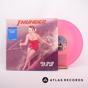 Thunder The Thrill Of It All 2 x LP Vinyl Record - Front Cover & Record