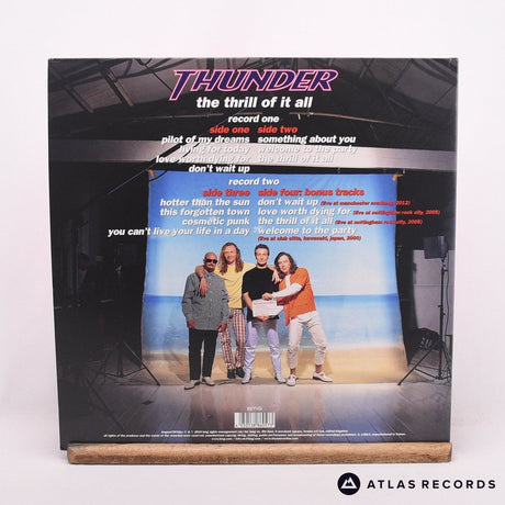 Thunder - The Thrill Of It All - Clear Pink 2 x LP Vinyl Record - EX/NM