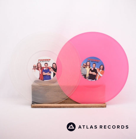 Thunder - The Thrill Of It All - Clear Pink 2 x LP Vinyl Record - EX/NM