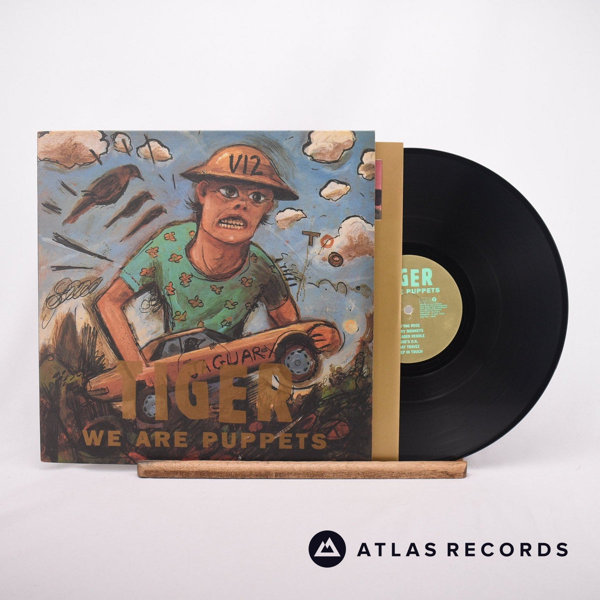 Tiger We Are Puppets LP Vinyl Record - Front Cover & Record