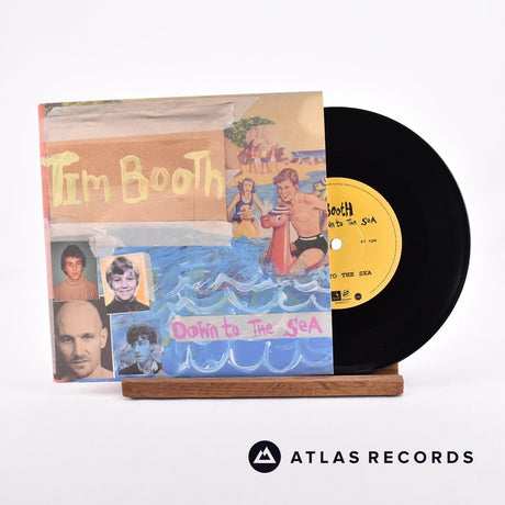 Tim Booth Down To The Sea 7" Vinyl Record - Front Cover & Record