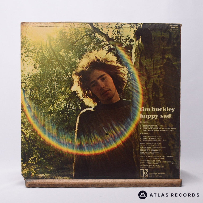 Tim Buckley - Happy Sad - Insert Repress 1D 1F LP Vinyl Record - VG+/VG