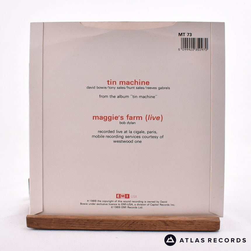 Tin Machine - Maggie's Farm - 7" Vinyl Record - EX/VG+