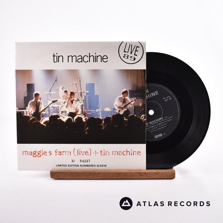 Tin Machine Maggie's Farm 7" Vinyl Record - Front Cover & Record