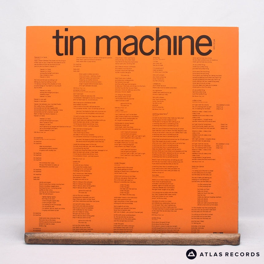 Tin Machine - Tin Machine - A-4 B-1 LP Vinyl Record - VG+/EX