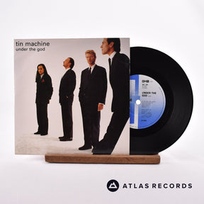 Tin Machine Under The God 7" Vinyl Record - Front Cover & Record