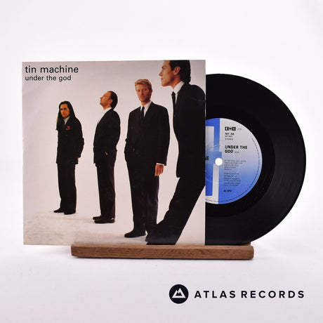 Tin Machine Under The God 7" Vinyl Record - Front Cover & Record