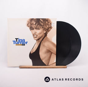 Tina Turner Simply The Best 2 x LP Vinyl Record - Front Cover & Record