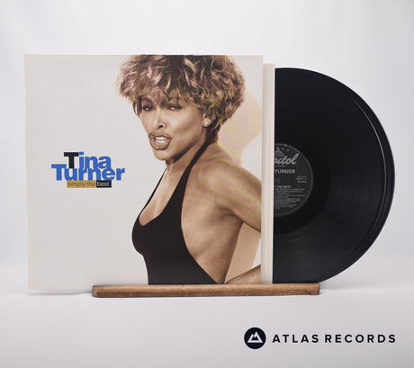 Tina Turner Simply The Best Double LP Vinyl Record - Front Cover & Record