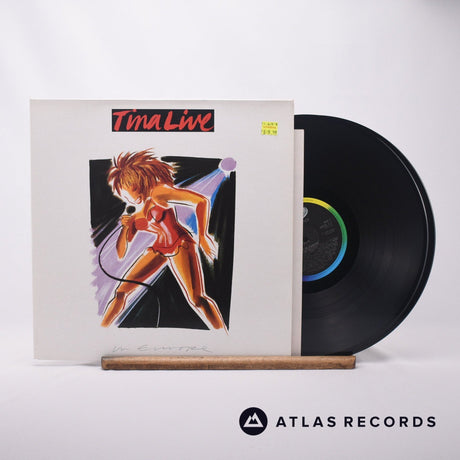 Tina Turner Tina Live In Europe Double LP Vinyl Record - Front Cover & Record