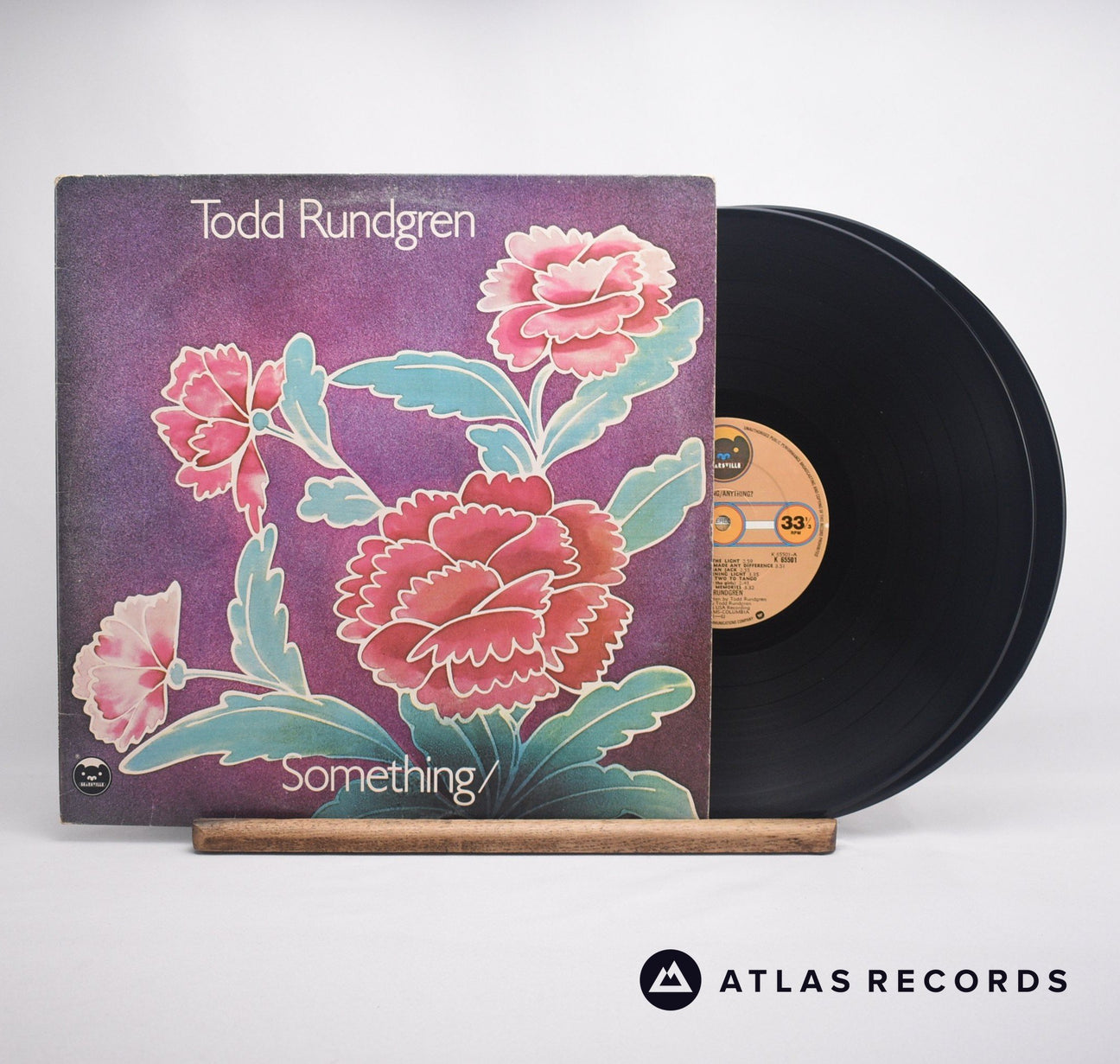 Todd Rundgren Something Double LP Vinyl Record - Front Cover & Record