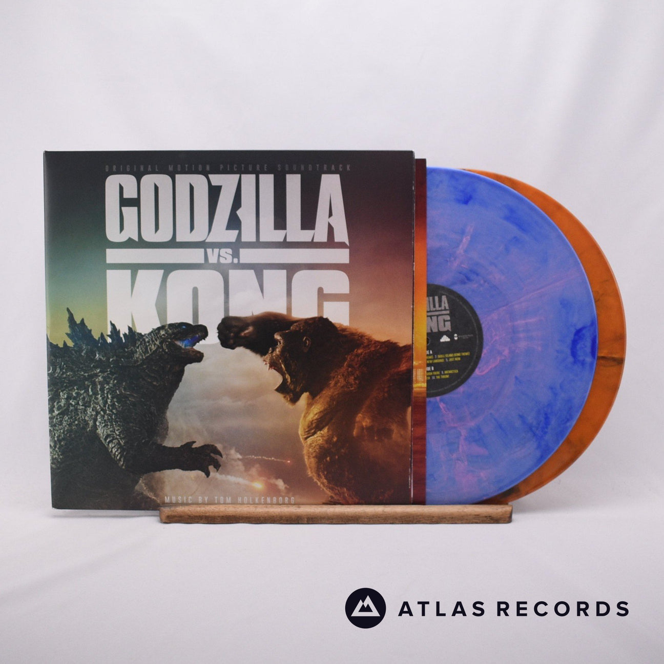 Tom Holkenborg Godzilla Vs. Kong 2 x LP Vinyl Record - Front Cover & Record