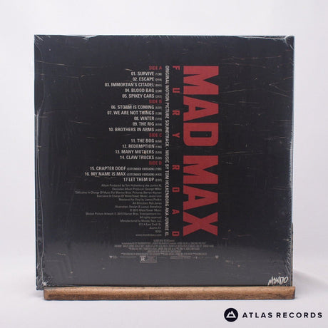 Tom Holkenborg - Mad Max Fury Road - 2 x LP Vinyl Record - NEW