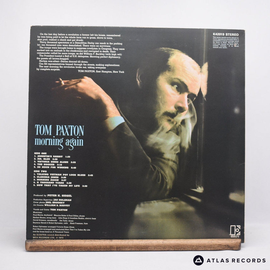 Tom Paxton - Morning Again - Reissue LP Vinyl Record - VG+/VG+