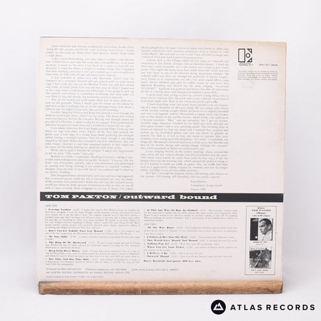 Tom Paxton - Outward Bound - LP Vinyl Record - VG+/EX