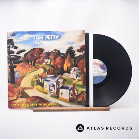 Tom Petty And The Heartbreakers Into The Great Wide Open LP Vinyl Record - Front Cover & Record